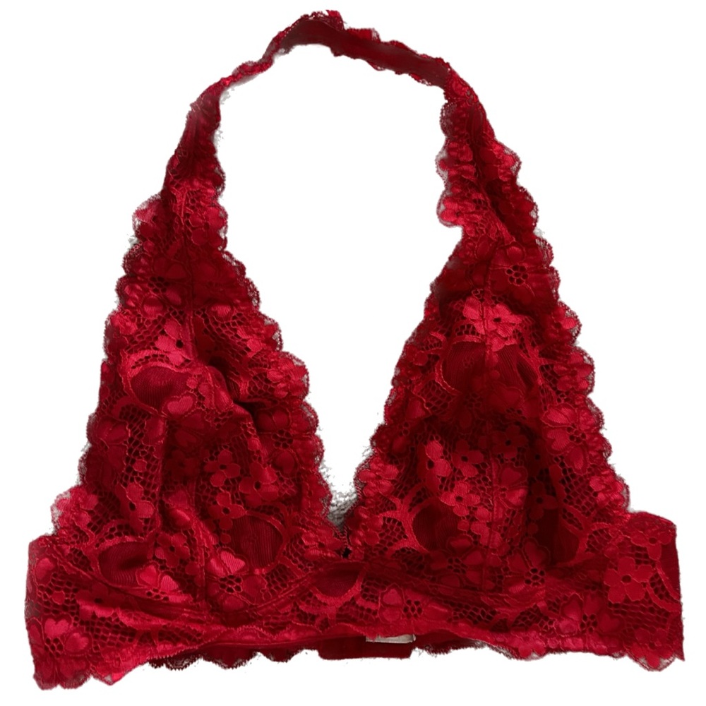 Free People Red Bralet
